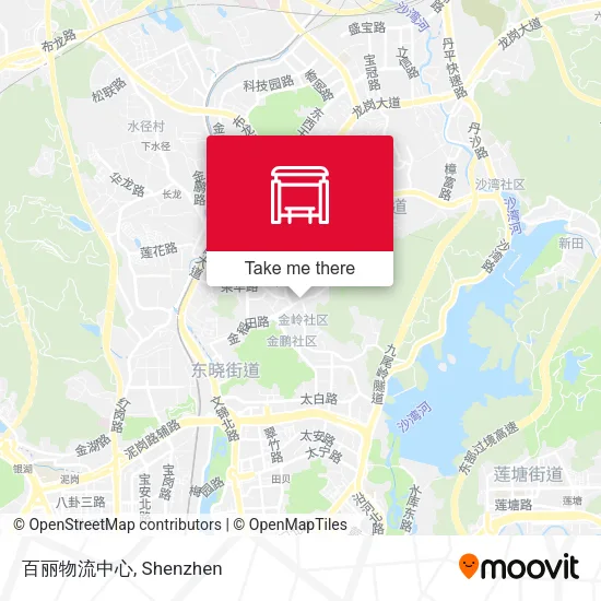百丽物流中心 map