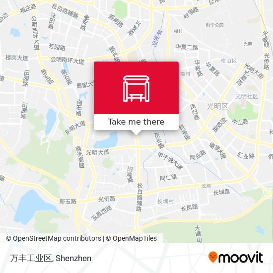 万丰工业区 map