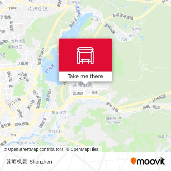 莲塘枫景 map