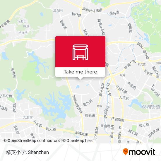 精英小学 map