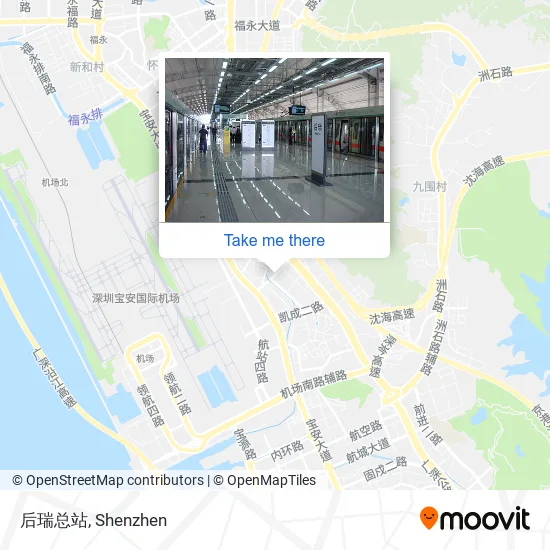 后瑞总站 map