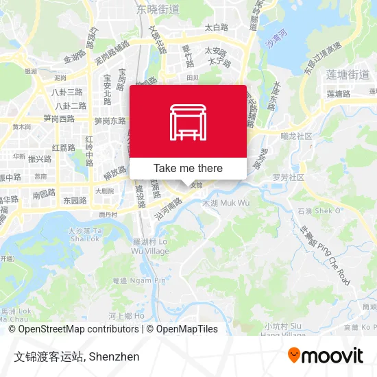文锦渡客运站 map