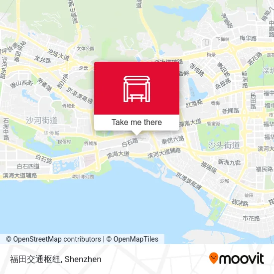 福田交通枢纽 map