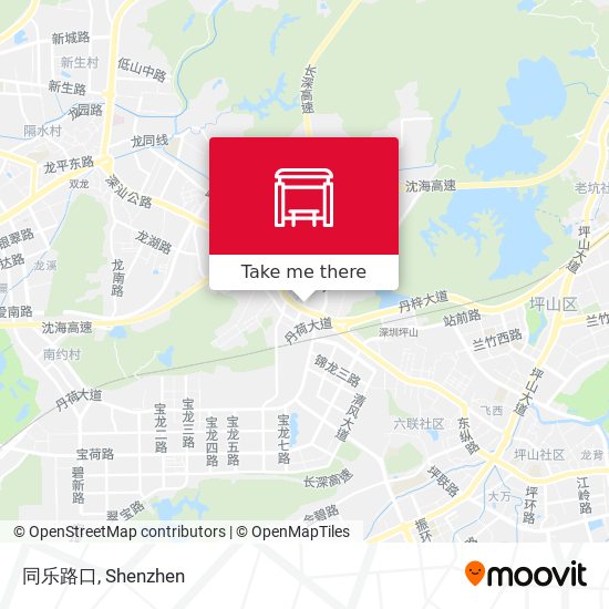 同乐路口 map