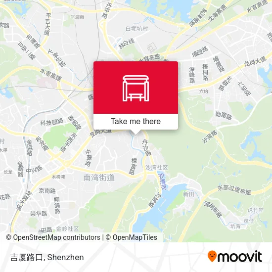 吉厦路口 map