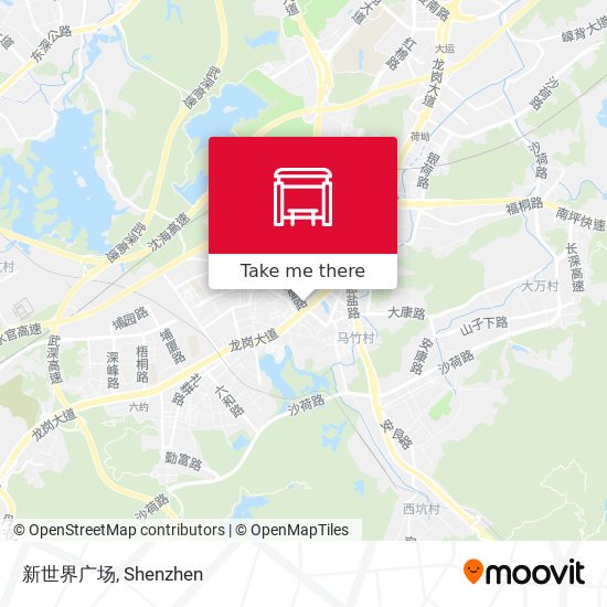 新世界广场 map