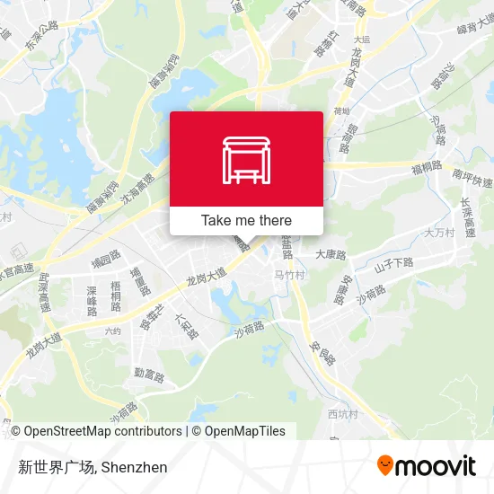 新世界广场 map