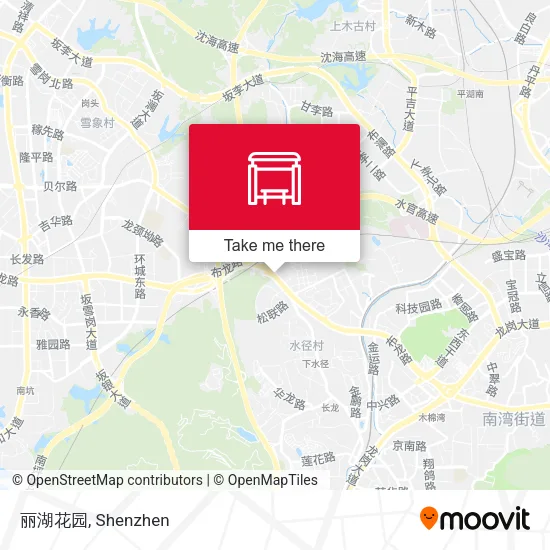 丽湖花园 map