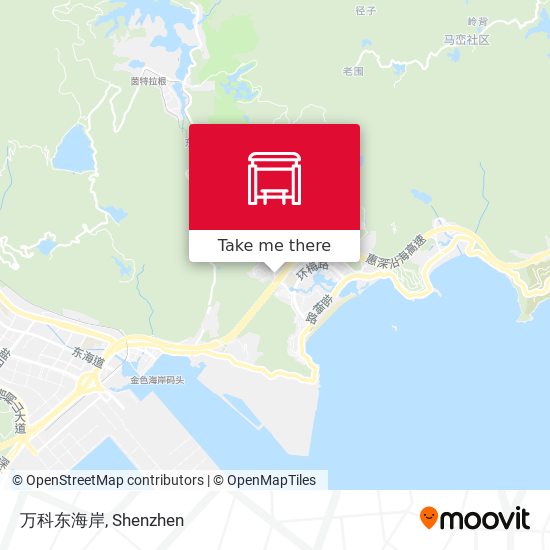 万科东海岸 map