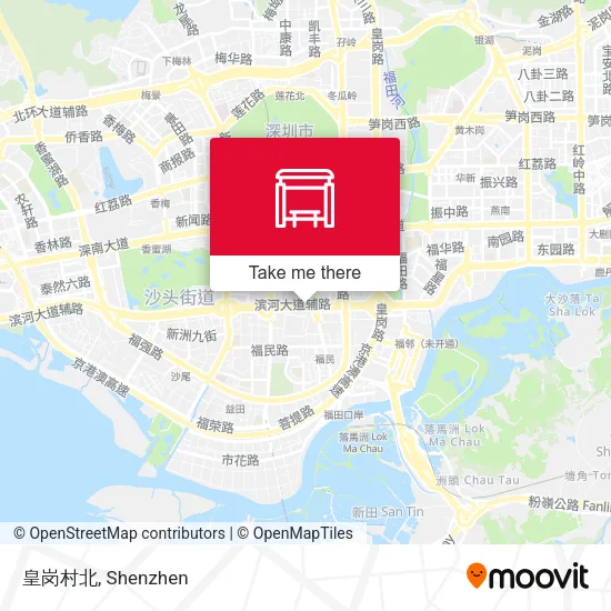 皇岗村北 map