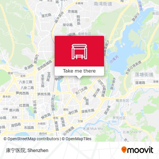 康宁医院 map