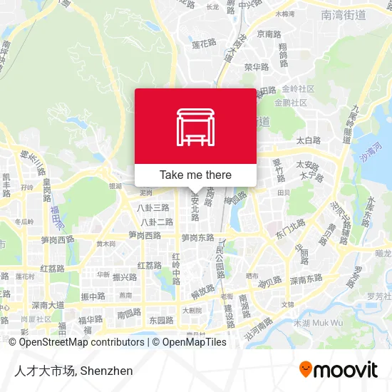 人才大市场 map