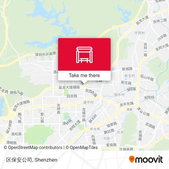 区保安公司 map