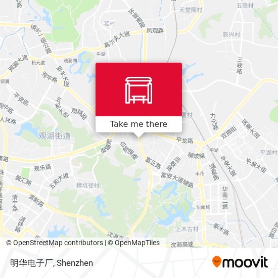 明华电子厂 map