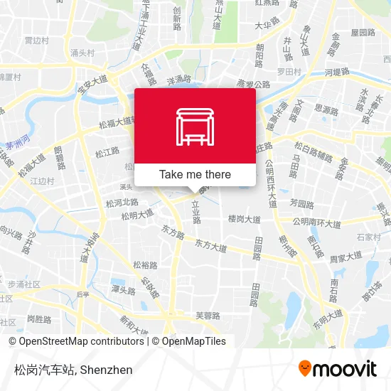 松岗汽车站 map