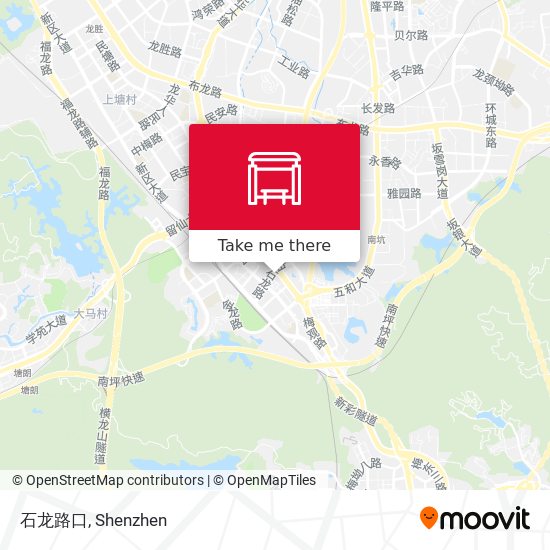 石龙路口 map