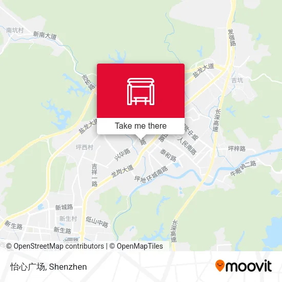 怡心广场 map