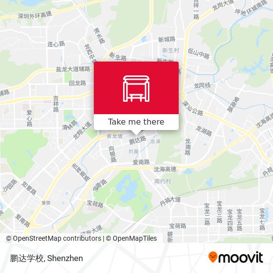 鹏达学校 map