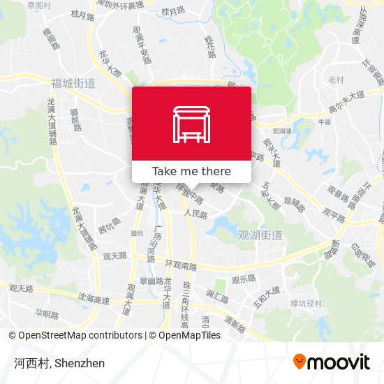 河西村 map