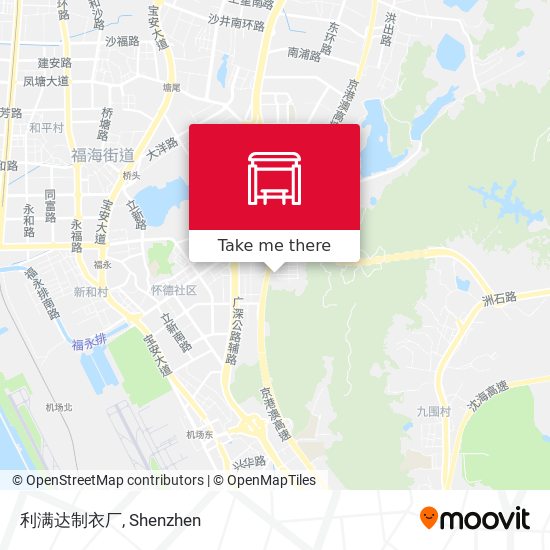 利满达制衣厂 map