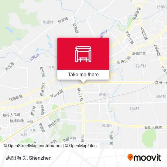 惠阳海关 map