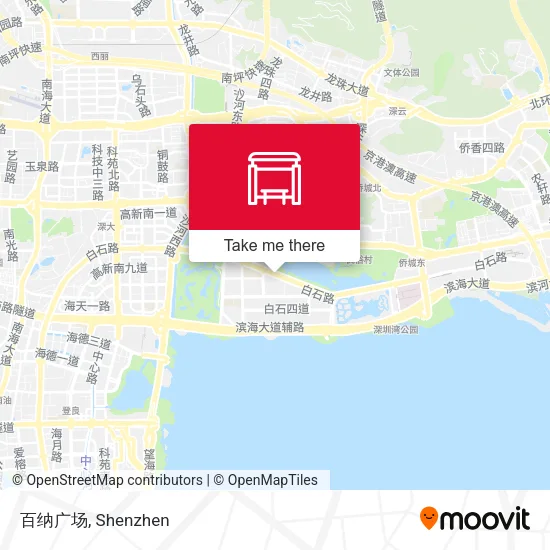 百纳广场 map