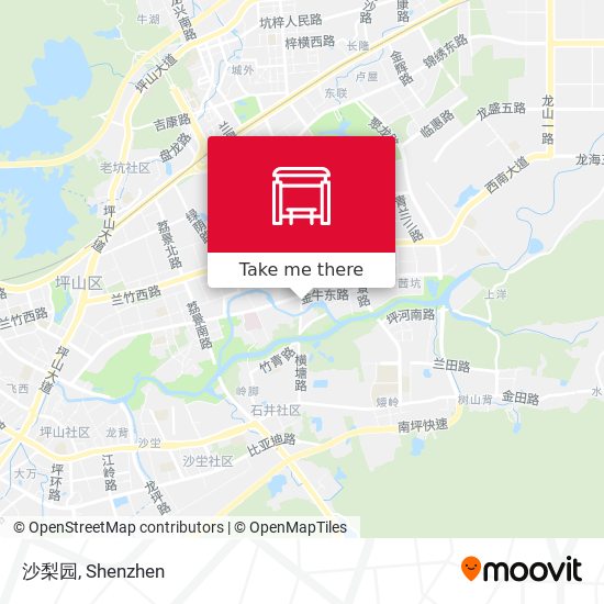 沙梨园 map
