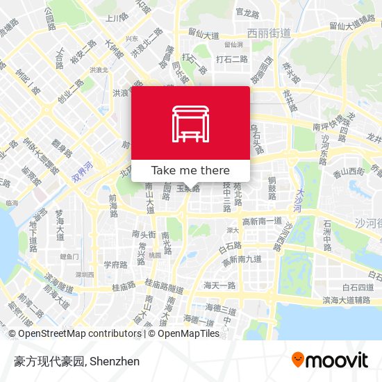 豪方现代豪园 map