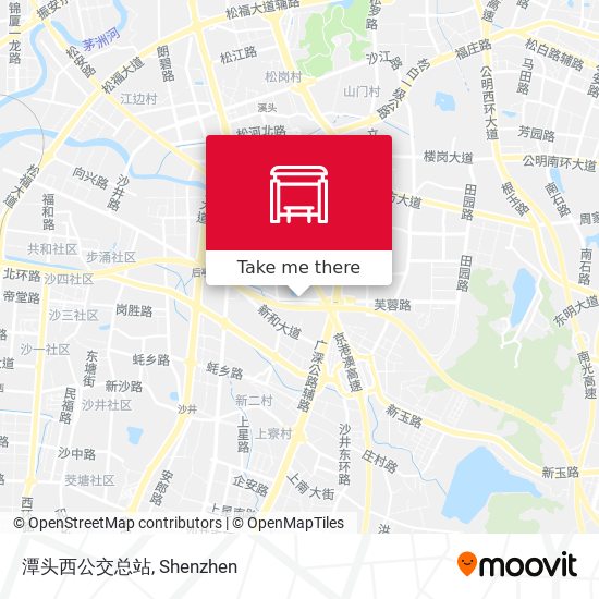 潭头西公交总站 map