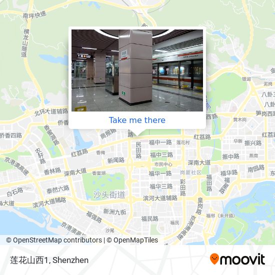 莲花山西1 map