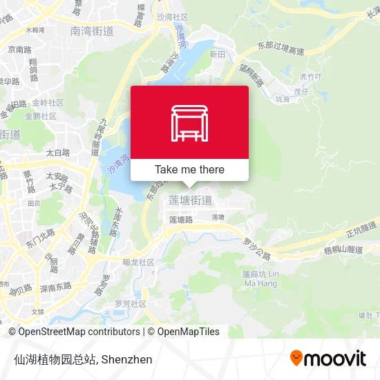 仙湖植物园总站 map