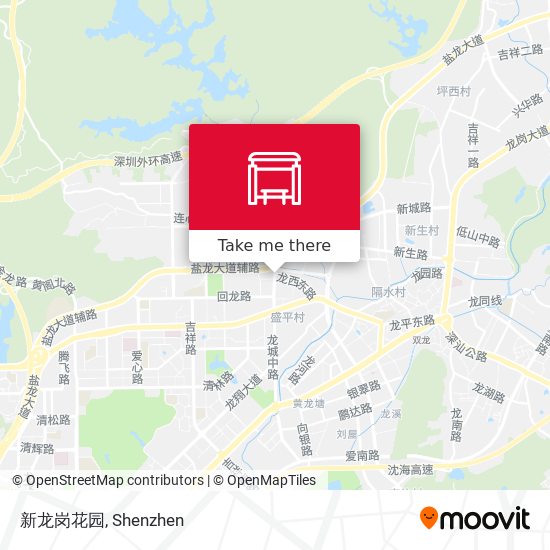 新龙岗花园 map
