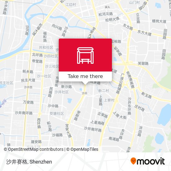 沙井赛格 map