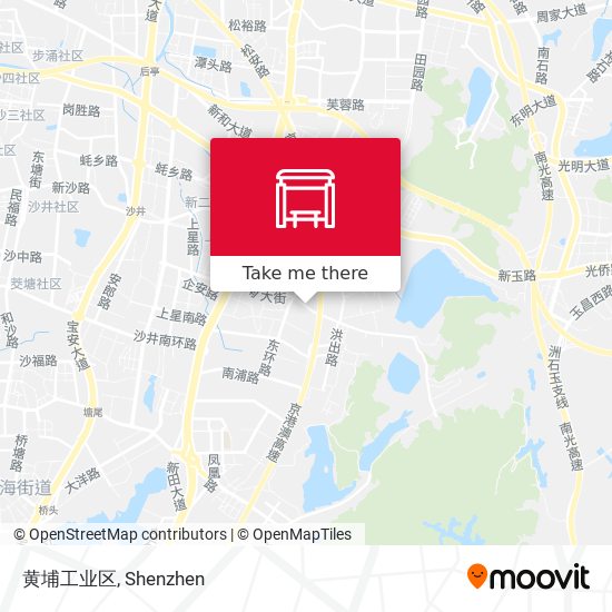 黄埔工业区 map