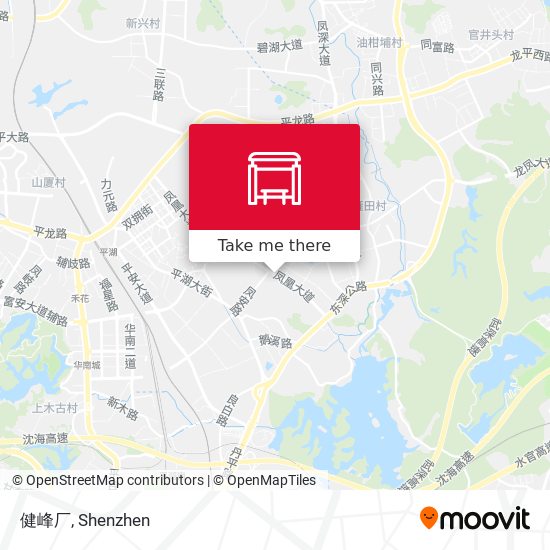 健峰厂 map