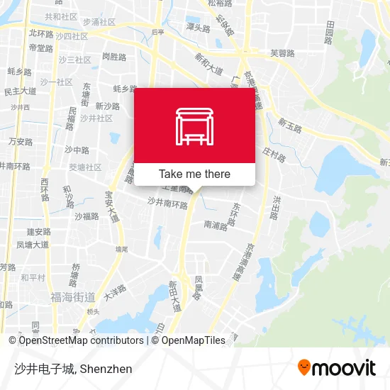 沙井电子城 map