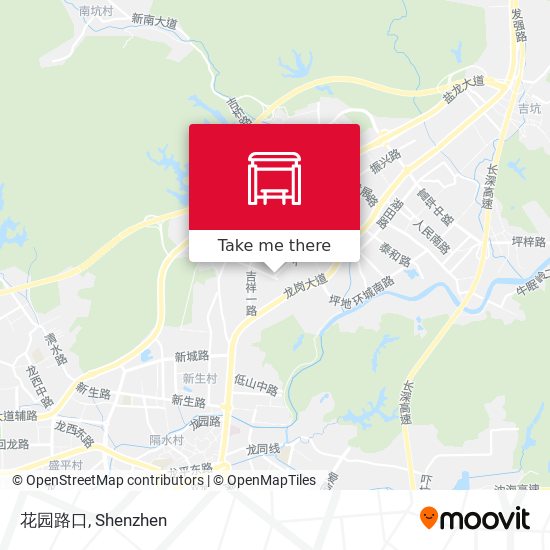 花园路口 map