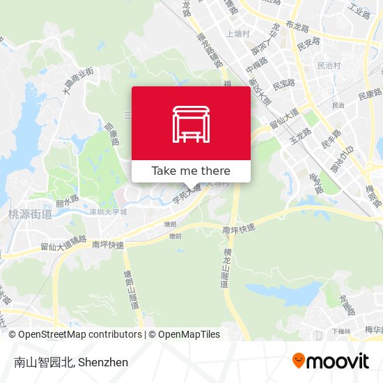 南山智园北 map