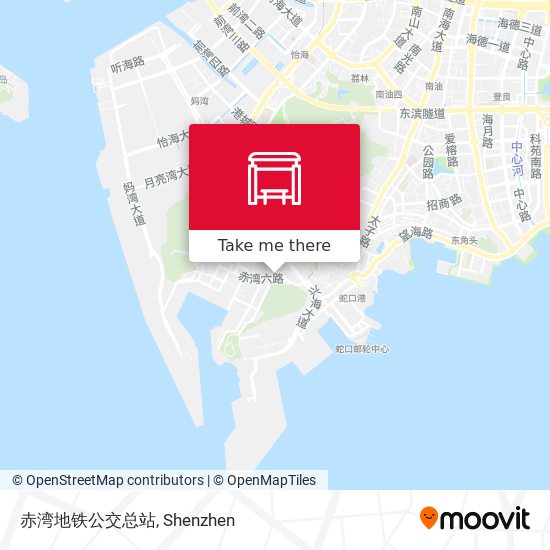赤湾地铁公交总站 map