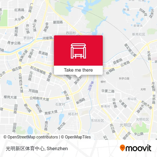 光明新区体育中心 map