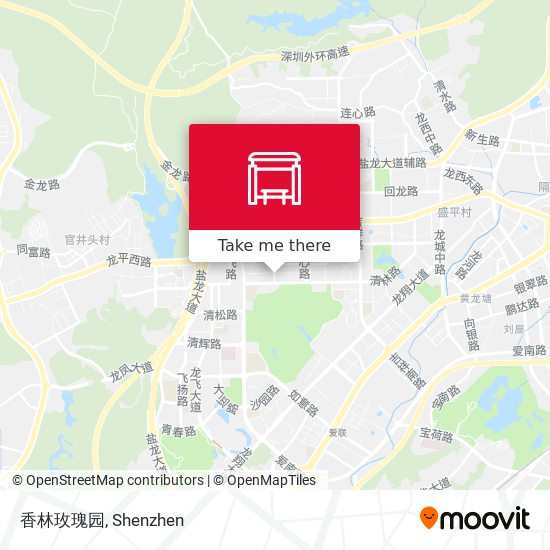 香林玫瑰园 map