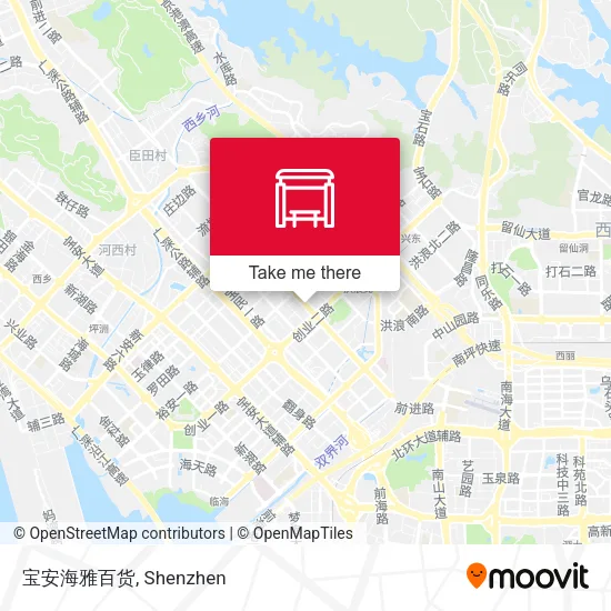 宝安海雅百货 map