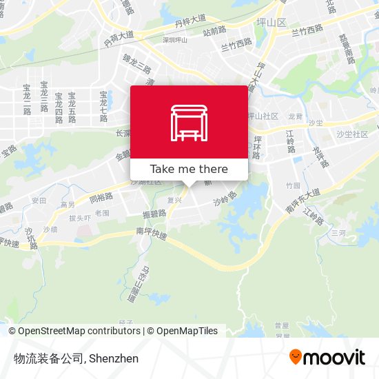 物流装备公司 map