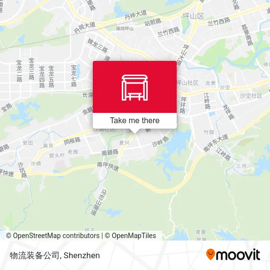 物流装备公司 map
