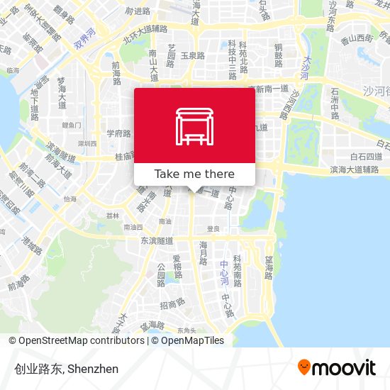 创业路东 map