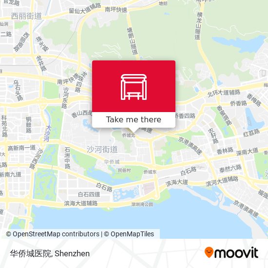 华侨城医院 map