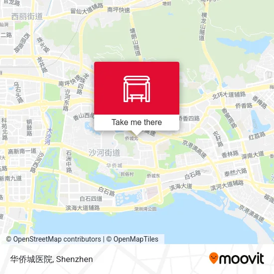 华侨城医院 map