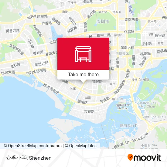 众孚小学 map