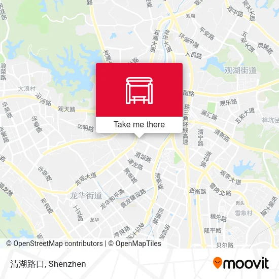 清湖路口 map