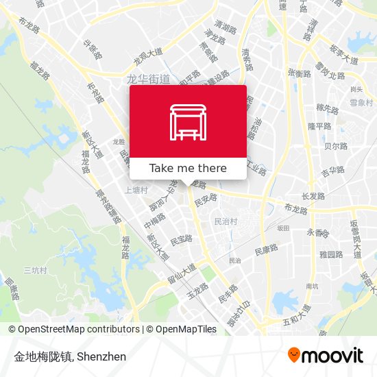 金地梅陇镇 map